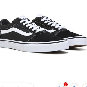 NWT black + white vans